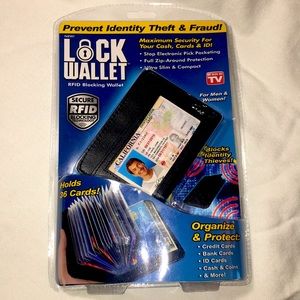 New Lock Wallet RFID